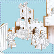 Load image into Gallery viewer, castello giocattolo - castello da colorare