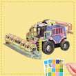 Load image into Gallery viewer, kit veicoli mietitrebbia da colorare