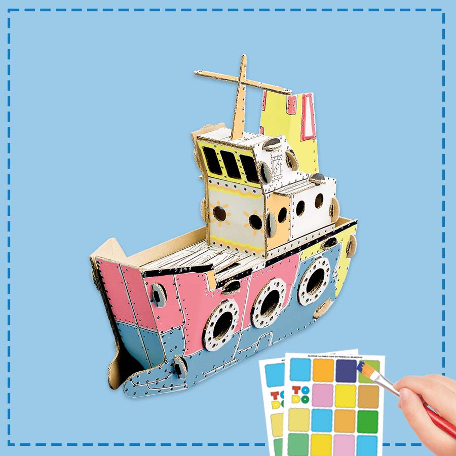 costruire una nave giocattolo