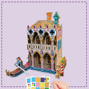 gioco souvenir architettura venezia da colorare