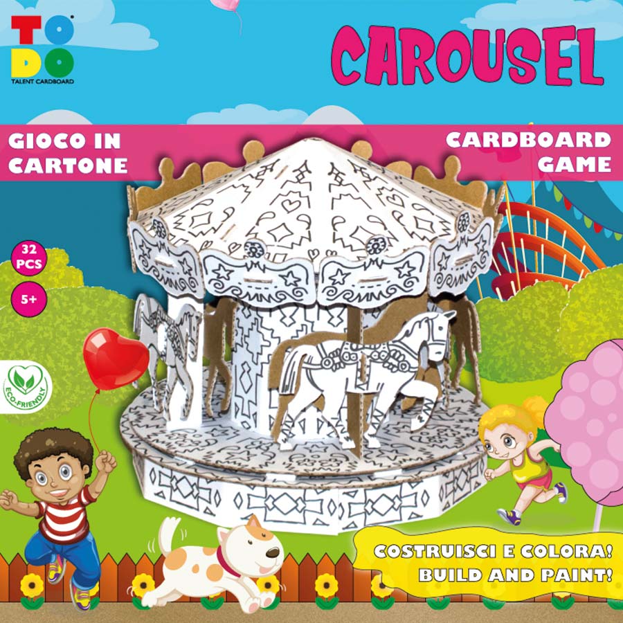 giostra luminosa di carta