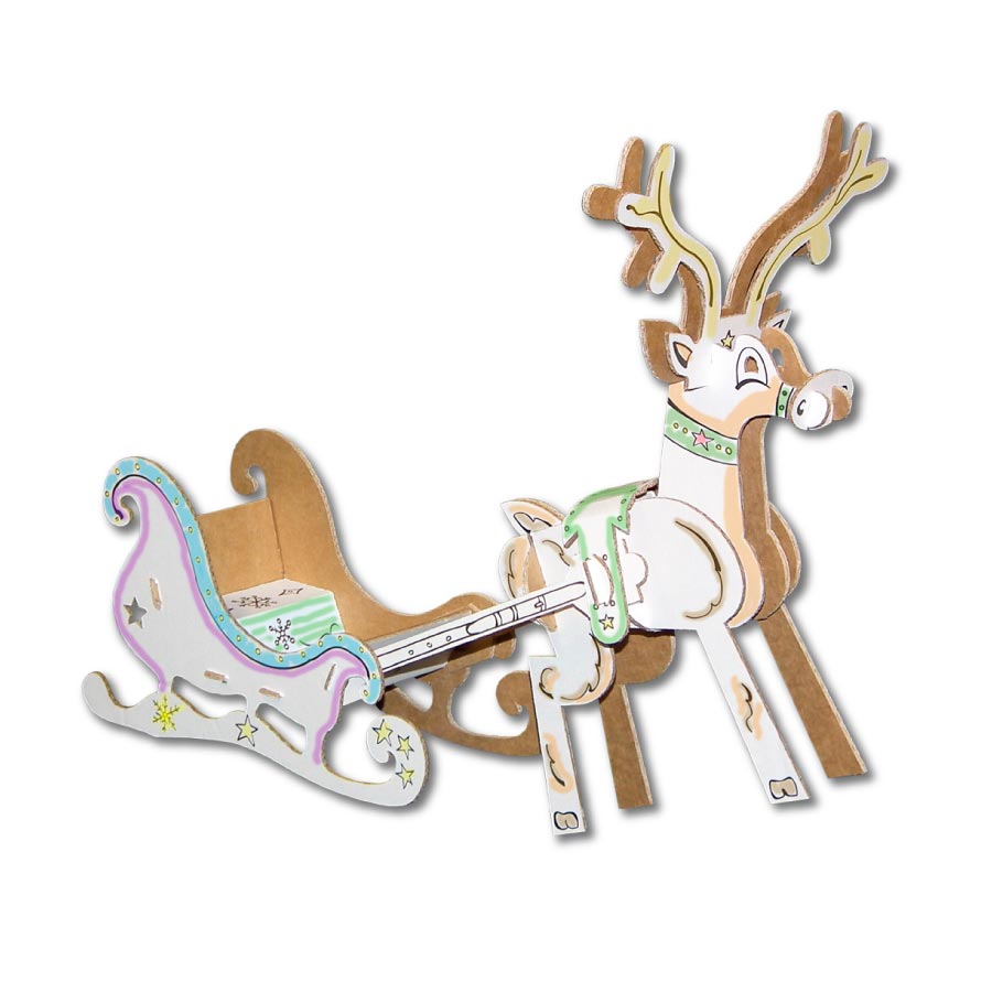 MY ECOLOVE RUDY – Renna di cartone