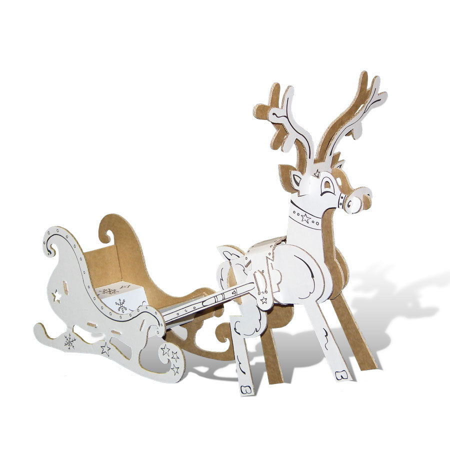 MY ECOLOVE RUDY – Renna di cartone